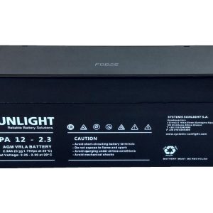 ΜΠΑΤΑΡΙΑ ΜΟΛ. SUNLIGHT 12V 2.3Ah