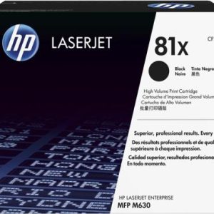 HP 81X CF281X ΑΥΘΕΝΤΙΚΟ TONER ΓΙΑ ΕΚΤΥΠΩΤΕΣ HP LaserJet Enterprise MFP M630 25.000 ΣΕΛΙΔΕΣ ΜΑΥΡΟ.
