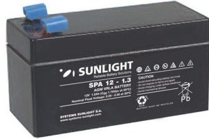 ΜΠΑΤΑΡΙΑ ΜΟΛ. SUNLIGHT 12V 1.3Ah