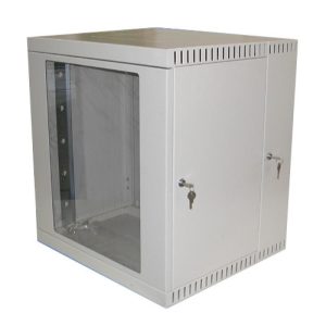 Επιτοίχια Καμπίνα Rack με Δύο Πόρτες 6U.