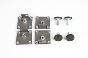 Σετ βάση και ρυθμιζόμενες βίδες για Επιδαπέδια Rack.