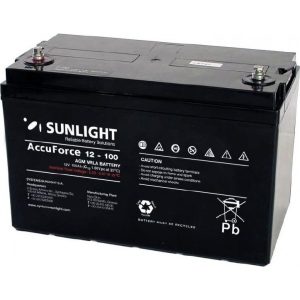 ΜΠΑΤΑΡΙΑ ΜΟΛ. SUNLIGHT ACCUFORCE 12V 100Ah