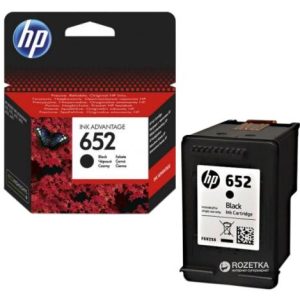 HP 652 ΑΥΘΕΝΤΙΚΟ ΜΕΛΑΝΙ INKJET ΜΑΥΡΟ 360 pgs F6V25AE