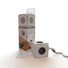 ALLOCACOC PowerCube Extended USB - Πολύμπριζο - Γκρι 1407/DEEUPC
