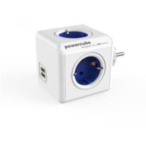 ALLOCACOC PowerCube Original USB - Πολύμπριζο - Μπλε 1202BL/DEOUPC