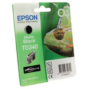 EPSON T034840 BLACK MATTE ΜΕΛΑΝΙ ΓΙΑ ΕΚΤΥΠΩΤΕΣ ΑΝΑΚΑΤΑΣΚΕΥΑΣΜΕΝΟ 17 ml 440 ΣΕΛΙΔΕΣ.