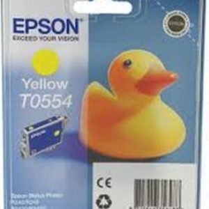 EPSON T0554 C13 T055440 10 ΑΝΑΚΑΤΑΣΚΕΥΑΣΜΕΝΟ ΣΥΜΒΑΤΟ ΜΕΛΑΝΙ ΓΙΑ ΕΚΤΥΠΩΤΕΣ Stylus Photo RX420, 425 8 ml 290 ΣΕΛΙΔΕΣ ΚΙΤΡΙΝΟ.