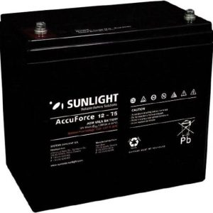 ΜΠΑΤΑΡΙΑ ΜΟΛ. SUNLIGHT ACCUFORCE 12V 75Ah