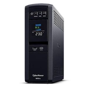 CYBERPOWER UPS Intelligent CP1600EPFCLCD Line Interactive APFC LCD 1600VA