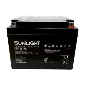 ΜΠΑΤΑΡΙΑ ΜΟΛ. SUNLIGHT 12V 26Ah