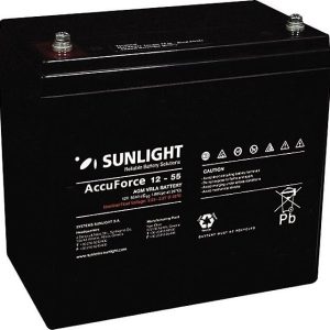 ΜΠΑΤΑΡΙΑ ΜΟΛ. SUNLIGHT ACCUFORCE 12V 55Ah